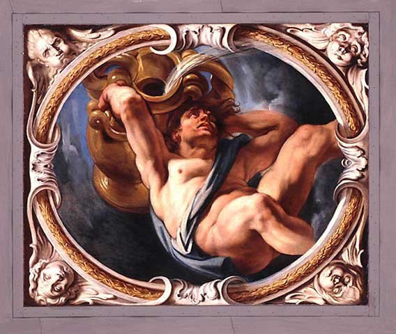 "Wodnik" flamandzkiego malarza barokowego Jacoba Jordaensa z cyklu Znaki zodiaku. Wyznawcy New Age oczekiwali na astrologiczną Erę Wodnika, która przyniesie szczęście i harmonie na Ziemi.