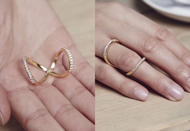 Pierścień „Nieskończoność” z kolekcji Dany Lorenz (wiele lat pracowała dla marki Gucci)