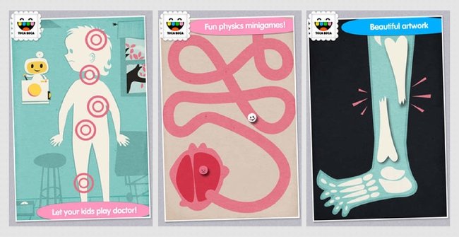 Aplikacja dostępna w App Store, Toca Doctor Lite