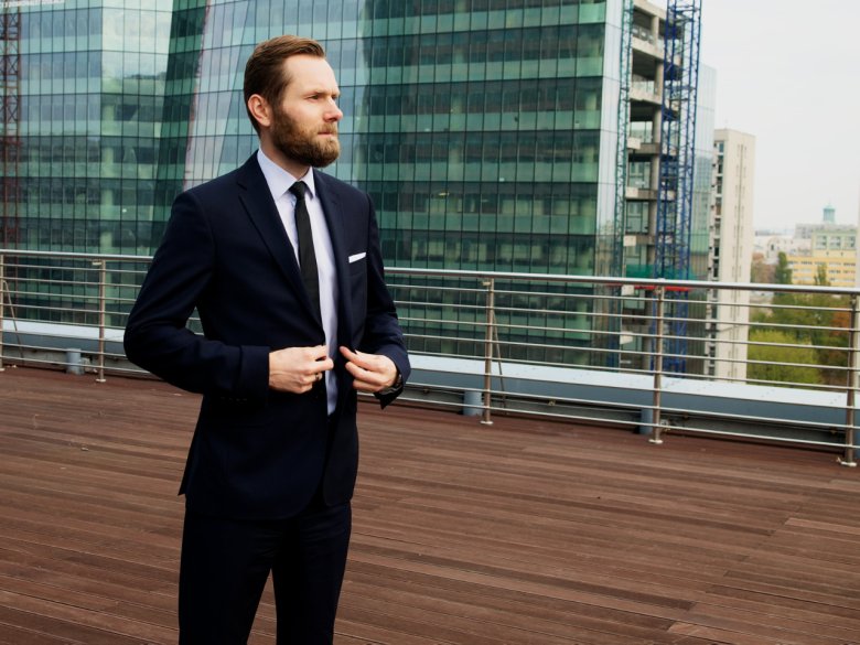 Łukasz przed zmianą.