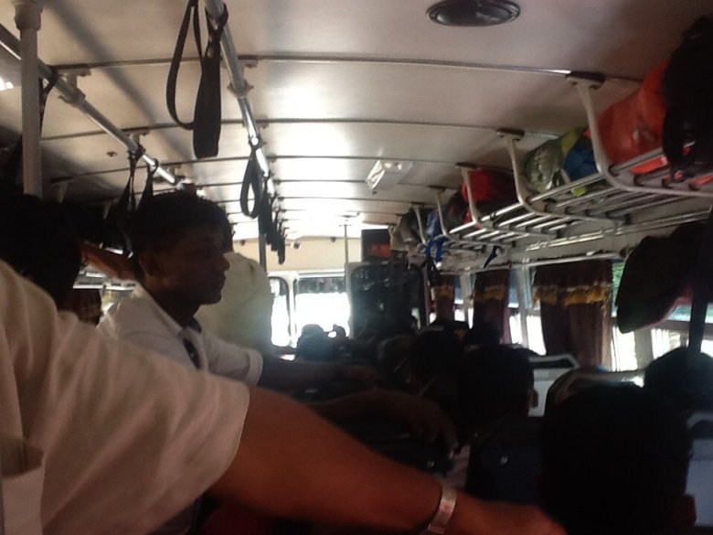 Autobus z Kandy do Sigirija, Sri Lanka