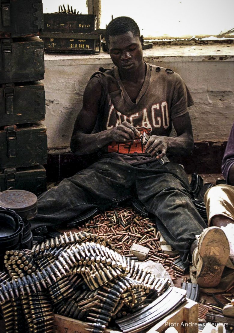 Żołnierz Sojuszu Sił Demokratycznych na rzecz wyzwolenia Konga.