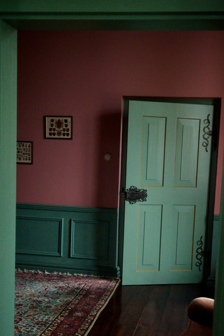 Jedno z pałacowych wnętrz, w kolorach o których wspomina Joanna