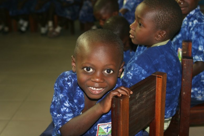 W szkole w Banjul.