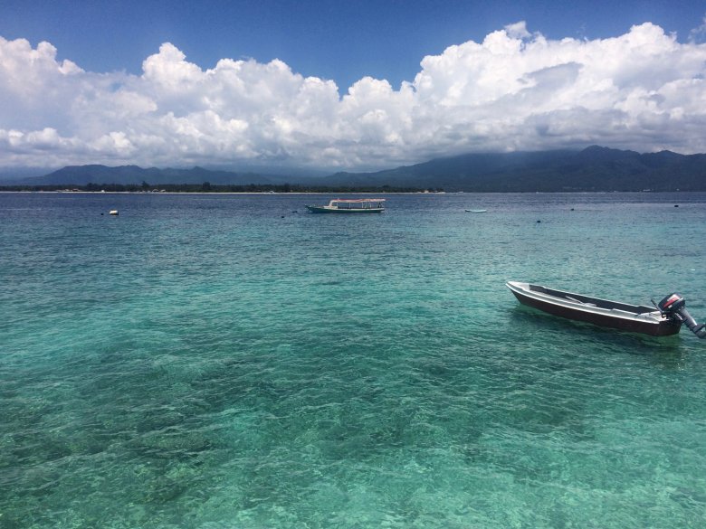 Rajskie kolory morza, Gili Meno, 2016