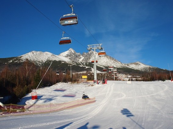 Trasy narciarskie w Tatrzańskiej Łomnicy