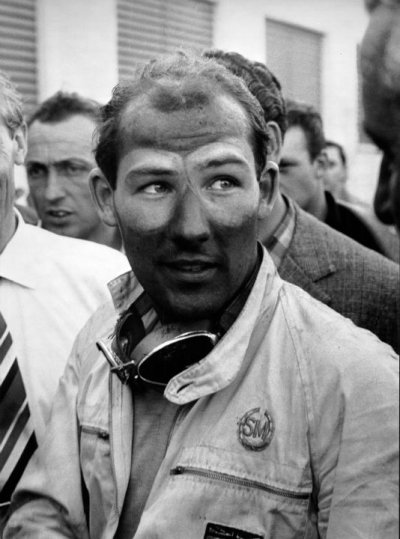 Sir Stirling Moss, jeden z ostatnich świadków wielkiej historii Mille Miglia. Tu po zwycięstwie w 1955 r.