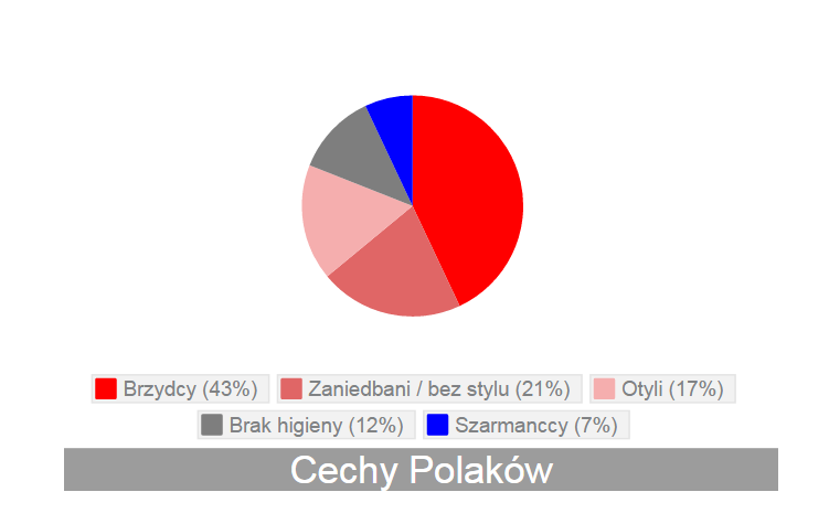 cechy Polaków  w oczach Polek