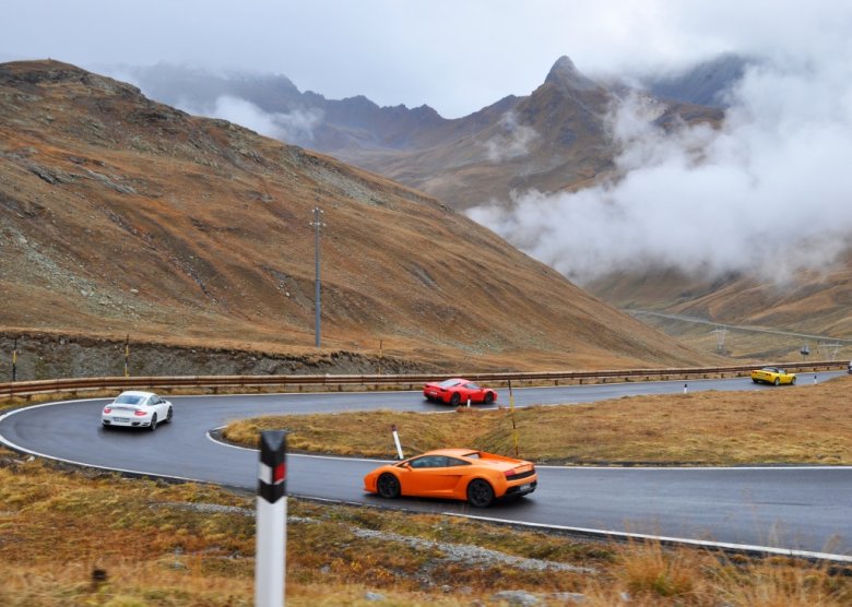 Przełęcz Stelvio po stronie Bormio