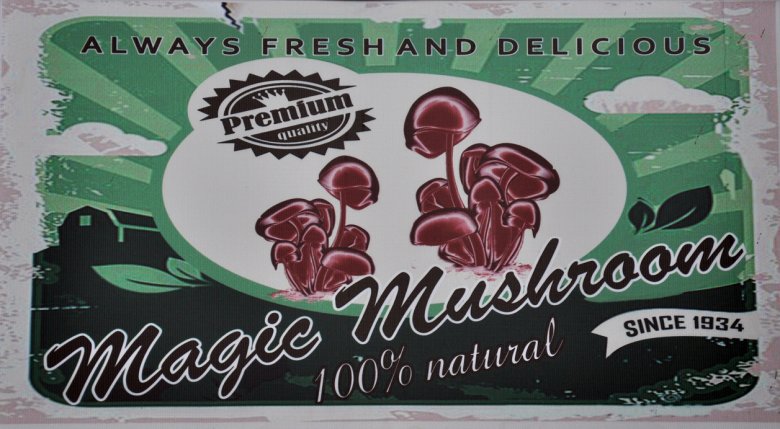 Reklama grzybkowej restauracji