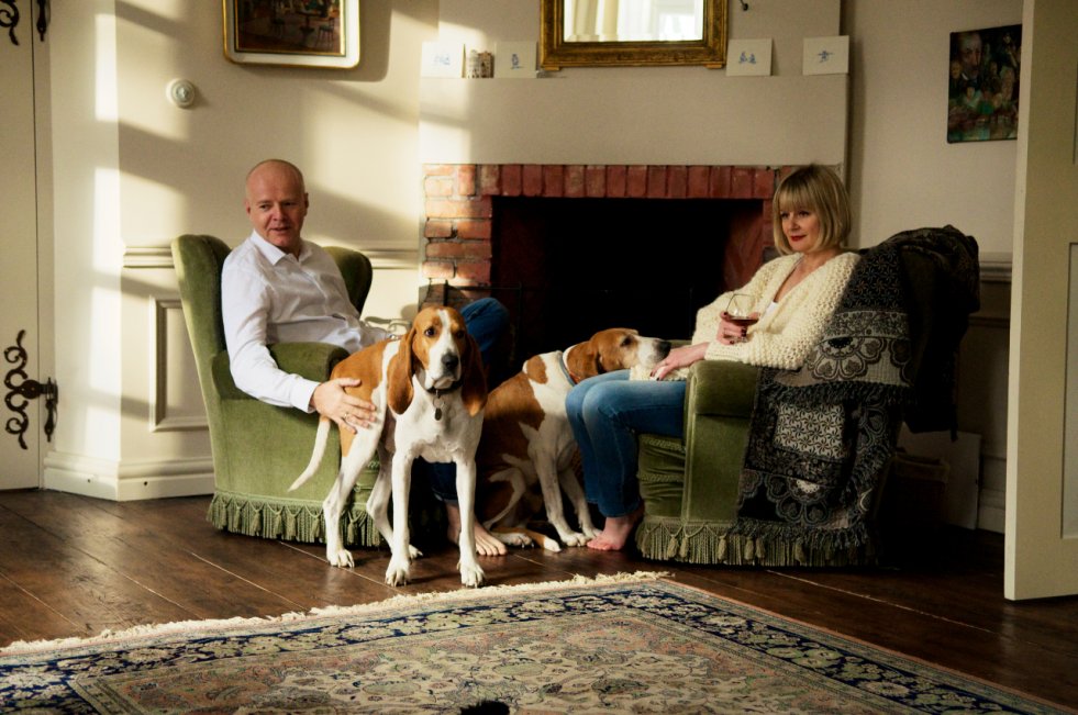 Joanna i Piotr wraz z Bazylim i Bankierem.