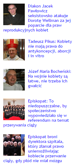 5 najpopularniejszych postów na blogu Watykanizacja