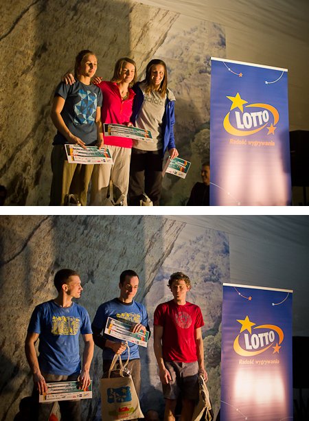 Zwycięzcy finałów: panie: 1. Marta Czajkowska, 2. Agata Wiśniewska, 3. Gosia Rudzińska; panowie: Aleksander Romanowski, 2. Kuba Jodłowski, 3. Kuba Główka