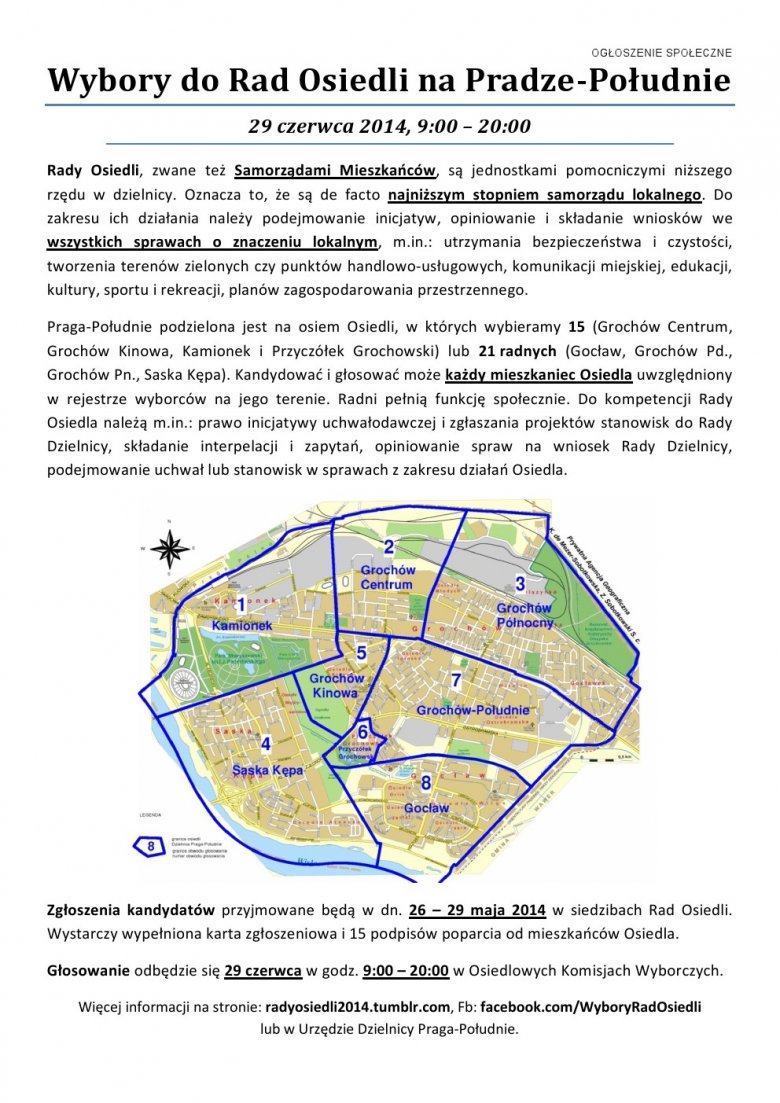 Takie plakatoobwieszczenie kolportujemy po dzielnicy, bo jak nie my, to kto?