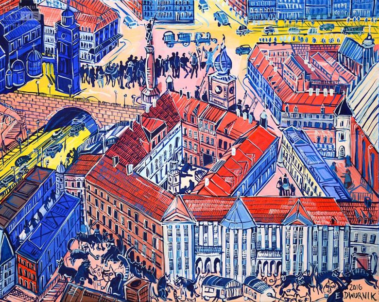 Warszawa oczami Edwarda Dwurnika