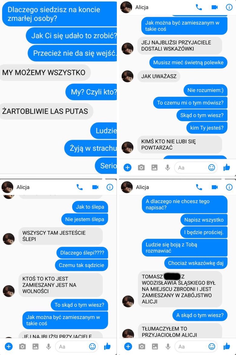 Jedna z rozmów hakera z nastolatkami.