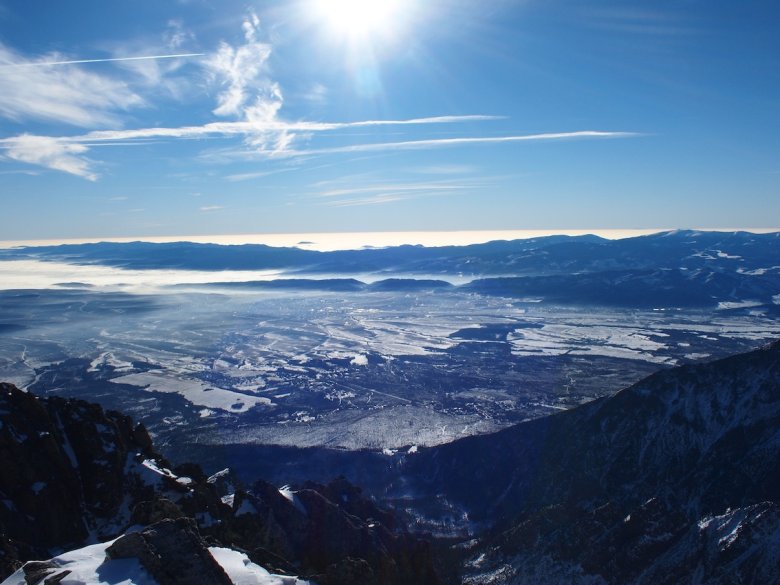 I panorama ze szczytu