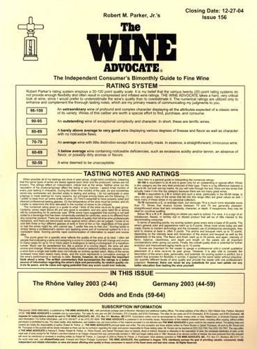 "The Wine Advocate", dwumiesięcznik wydawany przez Parkera od 1978 r.