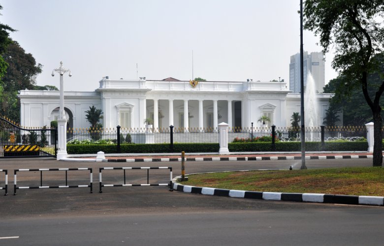 Indonezyjski biały dom w Dżakarcie