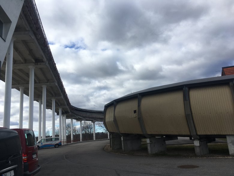 Tor saneczkowo-bobslejowy na Łotwie.