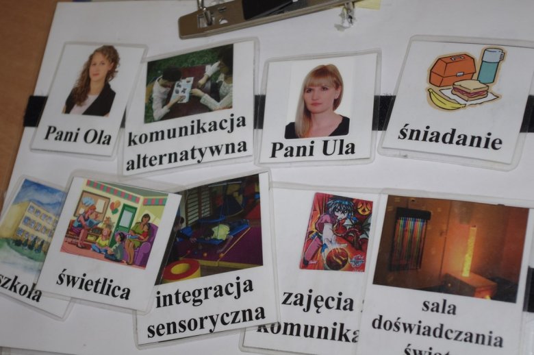 Niezbędnik Adriana, czyli pierwsza strona segregatora służącego do komunikacji