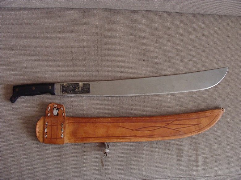 maczeta Collins - obiekt moich westchnięć w wieku młodzieńczym, symbol prawdziwego zdobywcy dżunglii :)