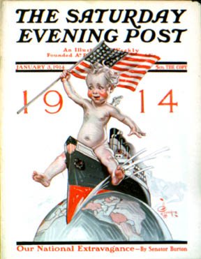 Nowy rok 1914 - Saturday Evening Post