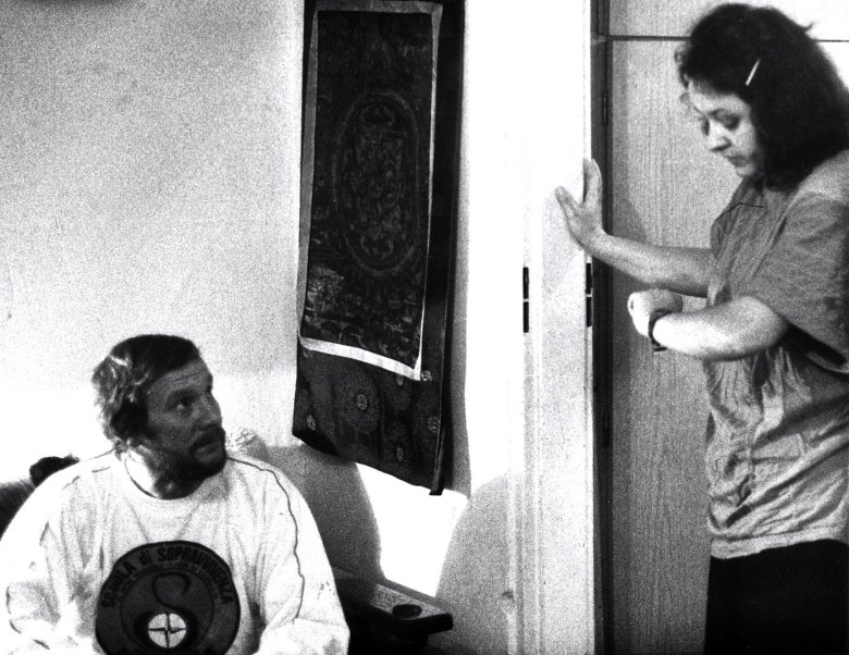 Jerzy Kukuczka z żoną