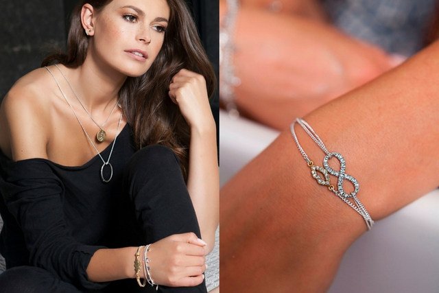 Delikatne bransoletki z motywem „ust” i „nieskończoności” nosimy razem