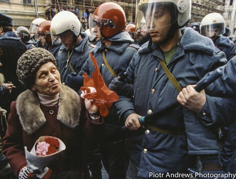 Demonstracja Komunistyczna Luty 1992.