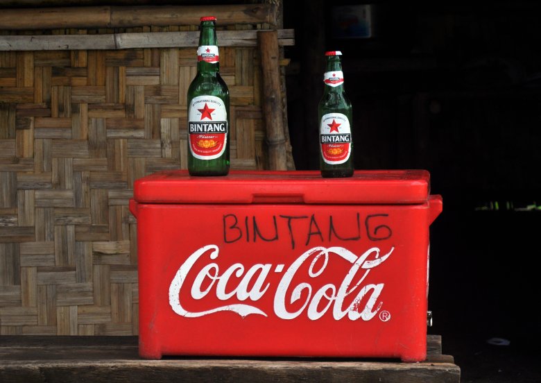 Najbardziej popularne piwo Indonezji - Bintanga - znaczy - Gwiazda