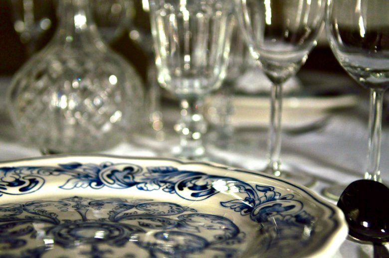 Ręcznie malowany talerz z pałacowej Manufaktury