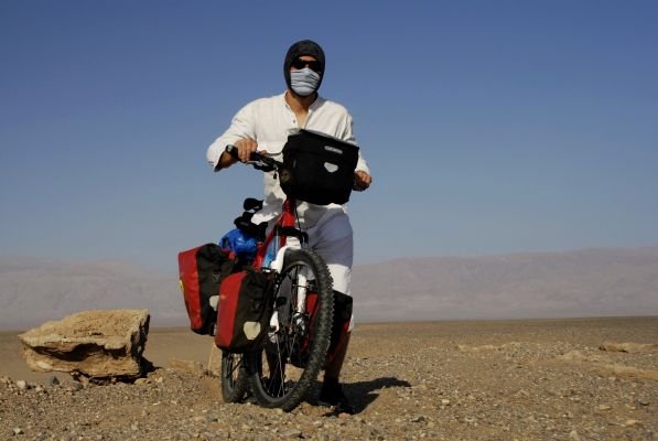 Łukasz Nitwiński na pograniczu irańsko-afgańskim