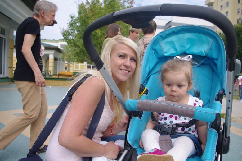 Daria z Augustowa z mamą