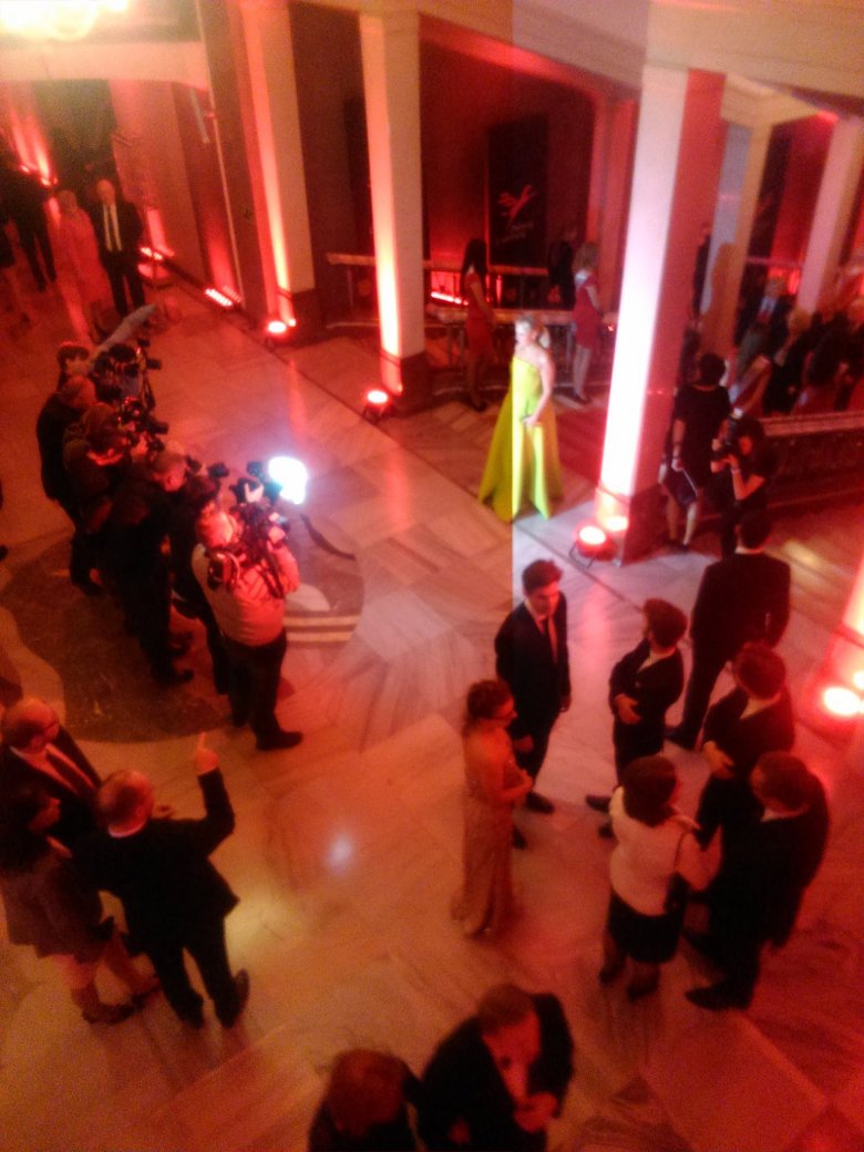 Chwilę przed rozpoczęciem gali "Polacy z werwą".