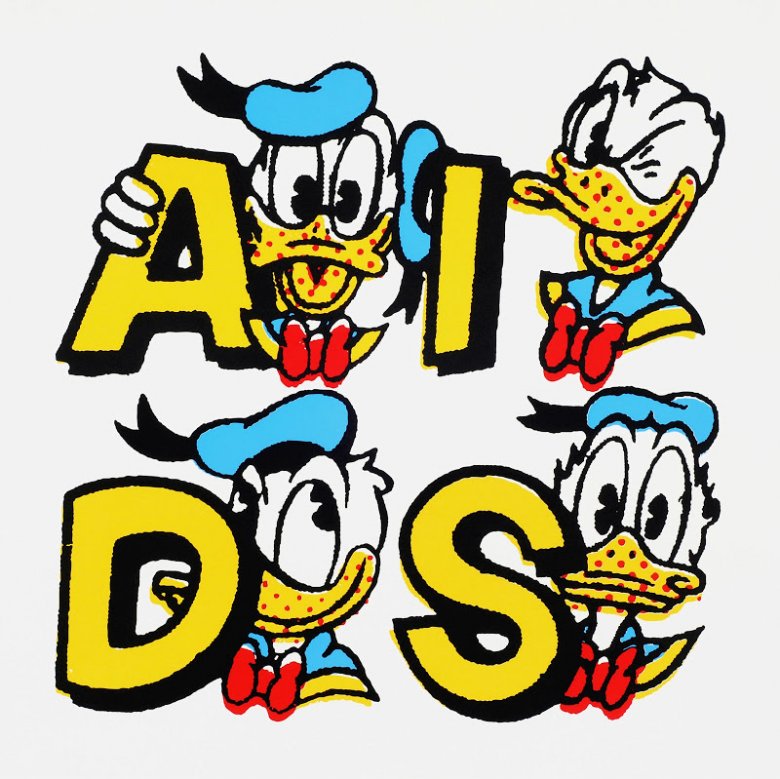 KAROL RADZISZEWSKI, AIDS, 2012, sitodruk