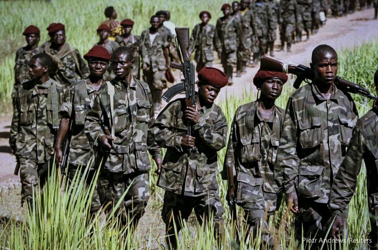 Rebelianci sojuszu w drodze na Kinszasę.