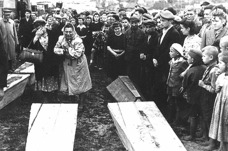 pogrzeb ofiar pogromu kieleckiego