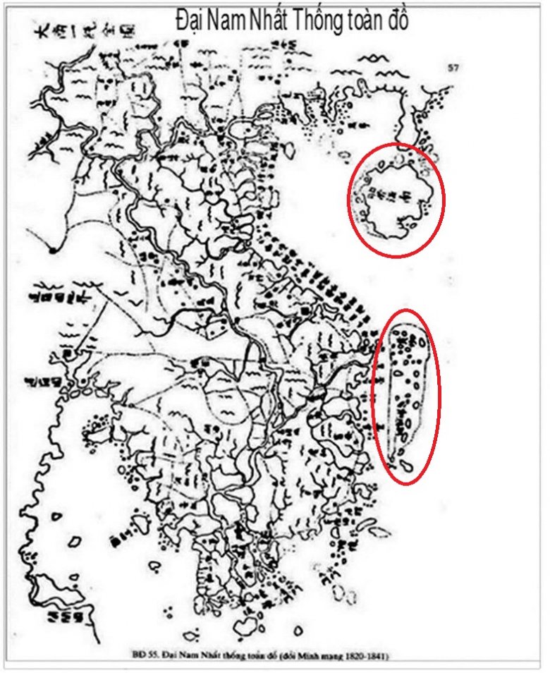 Zaznaczony obszar jest miejscem sporu pomiędzy Wietnamem, a Chinami.