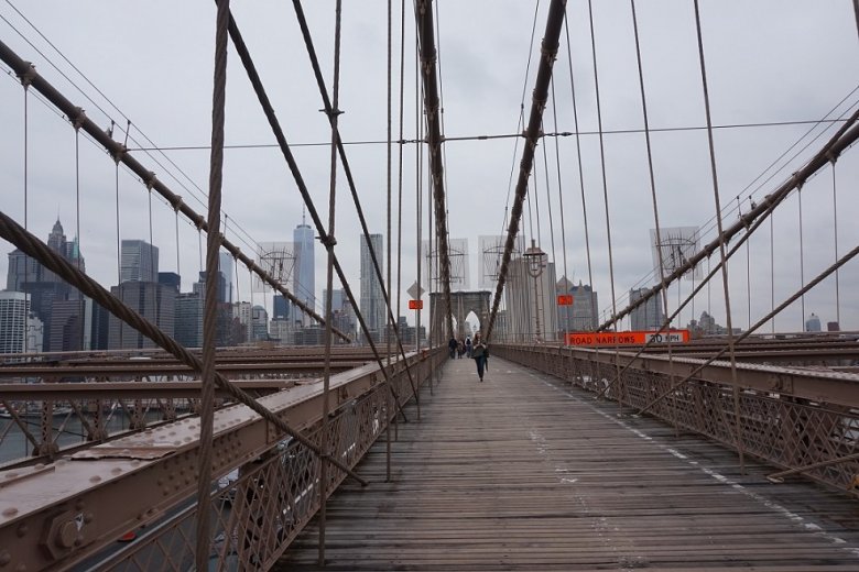 Brooklyn Bridge.