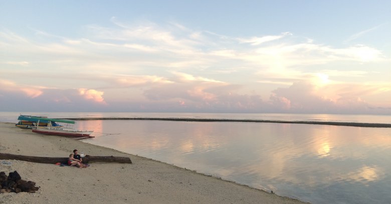 Wschód słońca, Gili Meno, 2016