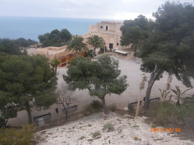 Zamek Św. Barbary - na górze.