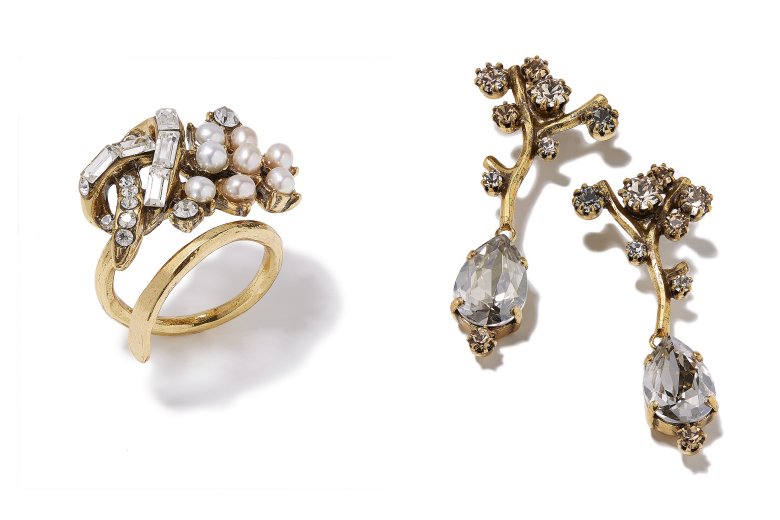 Pierścień Hard Candy i kolczyki Borderline od Monica di Creddo