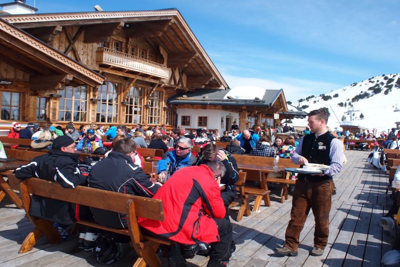 Alpejskie klimaty w Zirbenhutte.