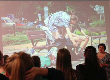 Franciszek Orłowski, Pocałunek miłości, widok ekspozycji w CSW, foto: Katarzyna Kozyra