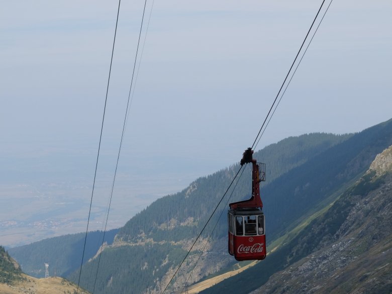 Góry Fogaraskie, widok z Trasy Transfogaraskiej, Rumunia.