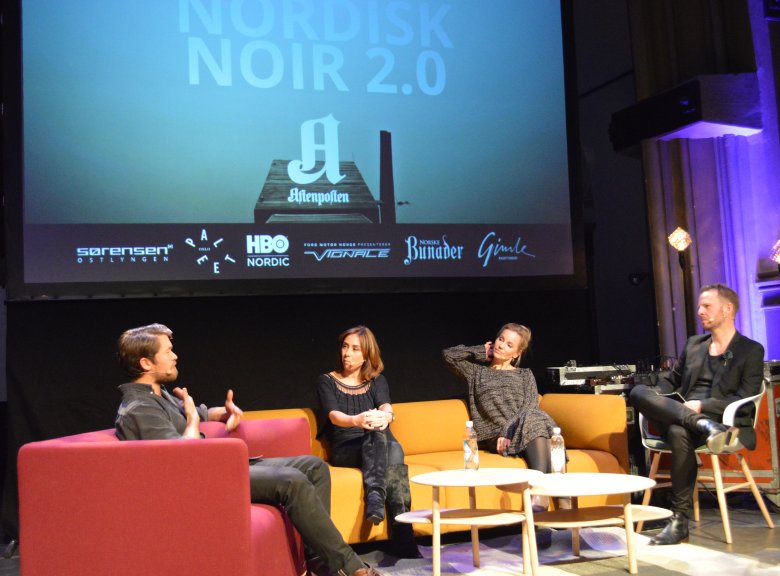 Jakob Oftebro, Sofie Gråbøl i Sofia Helin przepytywani przez Bjørna Egila Halvorsena z "Aftenposten".