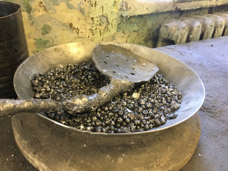 Fabryka śrutu w Dyneburgu.