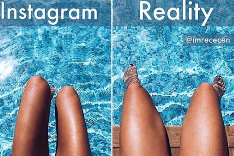 Instagram kontra rzeczywistość