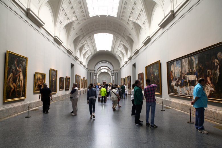 Wejście do Muzeum Prado